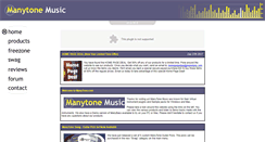 Desktop Screenshot of manytone.com